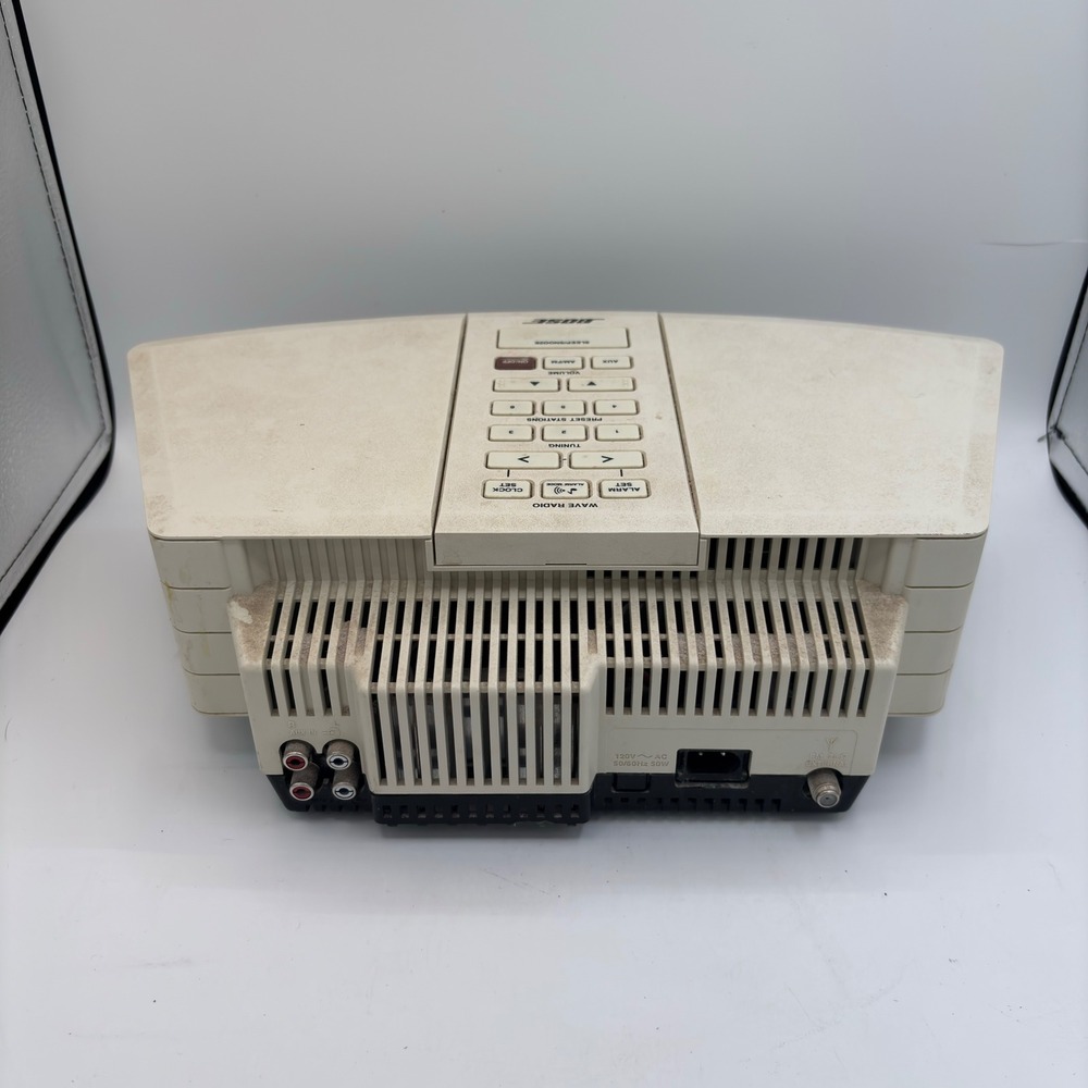 Bose Wave Radio Model AWR1-1W AM/FM Alarm Clock Tabletop Speaker No Remote - Picture 4 of 8
